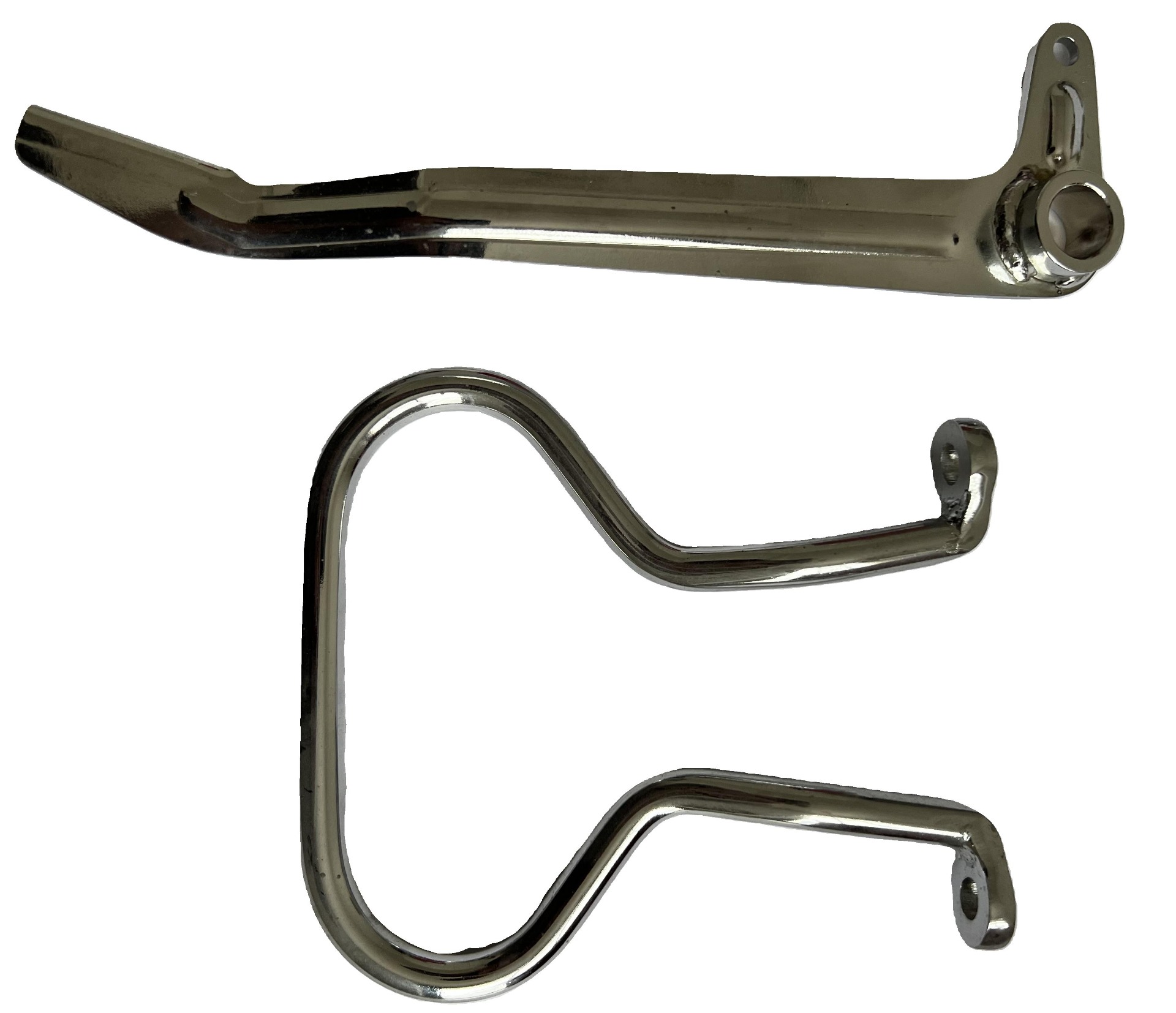 Leštěný díl na motorku